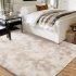 US GARVEE 8x10 Area Rugs for Bedroom Plush Rug Fuzzy Rug Living Room Rugs Non Slip Rug for Living Room Bedroom Dining Room Office Coffee