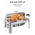US GARVEE 9QT Chafing Dish Buffet Set Stainless Steel Roll Top Buffet Server