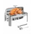 US GARVEE 9QT Chafing Dish Buffet Set Stainless Steel Roll Top Buffet Server