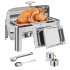 US GARVEE 9QT Chafing Dish Buffet Set Stainless Steel Roll Top Buffet Server