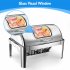 US GARVEE 9QT Visible Roll Top Chafing Dish Buffet Set Stainless Steel Buffet Servers And Warmers For Party