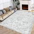 US GARVEE 9x12 Area Rug for Living Room Washable Rugs Boho Rug for Bedroom Vintage Rug Non Slip Carpet Floral Throw Rugs Large Area Rug Stain Resistant Office R