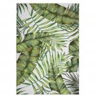 US GARVEE 9x12 Washable Area Rug Palm Tree Leaf Area Rug Indoor Throw Carpet Rug Non Slip Low Profile Non-Shedding Large Area Rug for Living Room Bedroom Kitchen, 9' x 12' Green