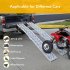 US GARVEE ATV Motorcycle Ramps 7 5 FT Aluminum Folding Loading Ramps Kit 1500lbs Capacity