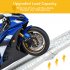 US GARVEE ATV Motorcycle Ramps 7 5 FT Aluminum Folding Loading Ramps Kit 1500lbs Capacity