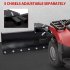US GARVEE ATV UTV 3 Position Blade Impact Implements Scrape Blade 5 Adjustable Angles Driveway Grader
