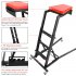 US GARVEE Adjustable Automotive Engine Creeper Thick Padded Deck Foldable Creeper 400 lbs Capacity