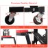 US GARVEE Adjustable Automotive Engine Creeper Thick Padded Deck Foldable Creeper 400 lbs Capacity