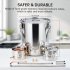 US GARVEE Alcohol Still Stainless Steel Water Alcohol Distiller Copper Tube Home Brewing Kit
