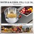 US GARVEE Alcohol Still Stainless Steel Water Alcohol Distiller Copper Tube Home Brewing Kit