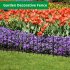 US GARVEE Animal Barrier Fence 24x15in No Dig Fence Underground Decorative Garden Fencing Metal Fences