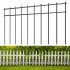 US GARVEE Animal Barrier Fence 24x15in No Dig Fence Underground Decorative Garden Fencing Metal Fences