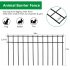 US GARVEE Animal Barrier Fence 24x15in No Dig Fence Underground Decorative Garden Fencing Metal Fences