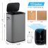 US GARVEE Automatic Trash Can with Lid 14 5 Gallon Smart Trash Can 55L Motion Sensor Trash Can