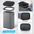 US GARVEE Automatic Trash Can with Lid 14 5 Gallon Smart Trash Can 55L Motion Sensor Trash Can