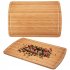 US GARVEE Bamboo Cutting Board  30 x 20 Inch Kitchen Chopping Board for Meat  Vegetables  Fruits  Bread  Cheese with Juice Groove
