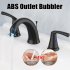 US GARVEE Bathroom Faucet 3 Hole 8 inch Widespread Bathroom Black With UPC Supply Lines