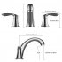 US GARVEE Bathroom Sink Faucet Faucet For Bathroom Sink Widespread Chrome Bathroom Faucet 3 Hole