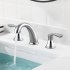 US GARVEE Bathroom Sink Faucet Faucet For Bathroom Sink Widespread Chrome Bathroom Faucet 3 Hole