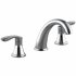 US GARVEE Bathroom Sink Faucet Faucet For Bathroom Sink Widespread Chrome Bathroom Faucet 3 Hole