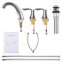 US GARVEE Bathroom Sink Faucet Faucet For Bathroom Sink Widespread Chrome Bathroom Faucet 3 Hole