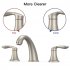US GARVEE Bathroom Sink Faucet Faucet For Bathroom Sink Widespread Brushed Nickel Bathroom Faucet 3 Hole
