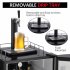 US GARVEE Beer Kegerator Single Tap Draft Beer Dispenser Full Size Keg Refrigerator With Shelves silver