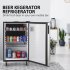 US GARVEE Beer Kegerator Single Tap Draft Beer Dispenser Full Size Keg Refrigerator With Shelves silver