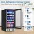 US GARVEE Beverage Refrigerator 115 Cans Capacity Small Beverage Cooler with Temperature Control