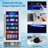 US GARVEE Beverage Refrigerator 115 Cans Capacity Small Beverage Cooler with Temperature Control