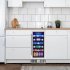US GARVEE Beverage Refrigerator 115 Cans Capacity Small Beverage Cooler with Temperature Control