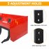 US GARVEE Box Blade Shank 16 Inch Ripper Shank 3 Holes Box Scraper Shank Scarifier Shank 5 Pack