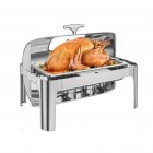 US GARVEE Buffet Set 9QT Stainless Steel Food Warmer with Transparent Window