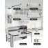 US GARVEE Buffet Set 9QT Stainless Steel Food Warmer with Transparent Window