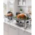 US GARVEE Buffet Set 9QT Stainless Steel Food Warmer with Transparent Window