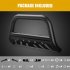 US GARVEE Bull Bar Front Grille Brush Push Bumper Guard With Skid Plate Compatible For 1999 2006 Silverado 1500