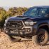 US GARVEE Bull Bar Front Grille Brush Push Bumper Guard With Skid Plate Compatible For 2016 2022 Tacoma