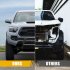US GARVEE Bull Bar Front Grille Brush Push Bumper Guard With Skid Plate Compatible For 2016 2022 Tacoma