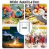 US GARVEE Campfire Swing Grill Campfire Cooking Stand Adjustable Cookware Hanging Rack