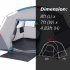 US GARVEE Camping Tent Easy Set up Camping Tent for Hiking Traveling Outdoor