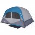 US GARVEE Camping Tent  Tent for Camping  Easy Set up Camping Tent 4 Person and 6 Person for Hiking Backpacking Traveling Outdoor  6 Person Instant   Light Blue