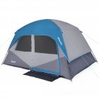US GARVEE Camping Tent, Tent for Camping, Easy Set up Camping Tent 4 Person and 6 Person for Hiking Backpacking Traveling Outdoor (6 Person Instant), Light Blue, 12ft (L) x 8ft (W) x 72in（H