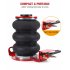 US GARVEE Car Jack 3 Ton 6600lbs Triple Bag Air Jack with Non Slip Short Handl Lift Up to 15 75 Inch