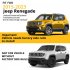 US GARVEE Car Roof Rack Cross Bars for 2015 2023 Jeep Renegade with Grooved Side Rails