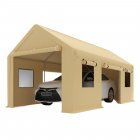 US GARVEE Carport 10x20ft Portable Garage Heavy Duty Car Port Canopy and Reinforced Steel Poles