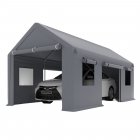US GARVEE Carport 10x20ft Portable Garage Heavy Duty Car Port Canopy and Reinforced Steel Poles