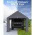 US GARVEE Carport 10x20ft Portable Garage Heavy Duty Car Port Canopy and Reinforced Steel Poles