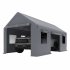 US GARVEE Carport 13x20ft Portable Garage Heavy Duty Car Port Canopy and Reinforced Steel Poles