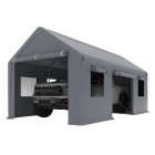 US GARVEE Carport 13x20ft Portable Garage Heavy Duty Car Port Canopy and Reinforced Steel Poles