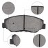 US GARVEE Ceramic Brake Pads 4pcs Front Brake Pads Brakes Kits Compatible STP1457